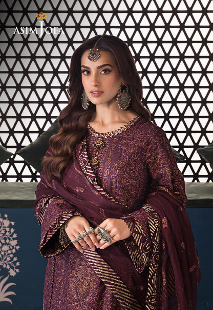 AJFIP-06 EMBROIDERED LAWN STITCHED 3 PCS