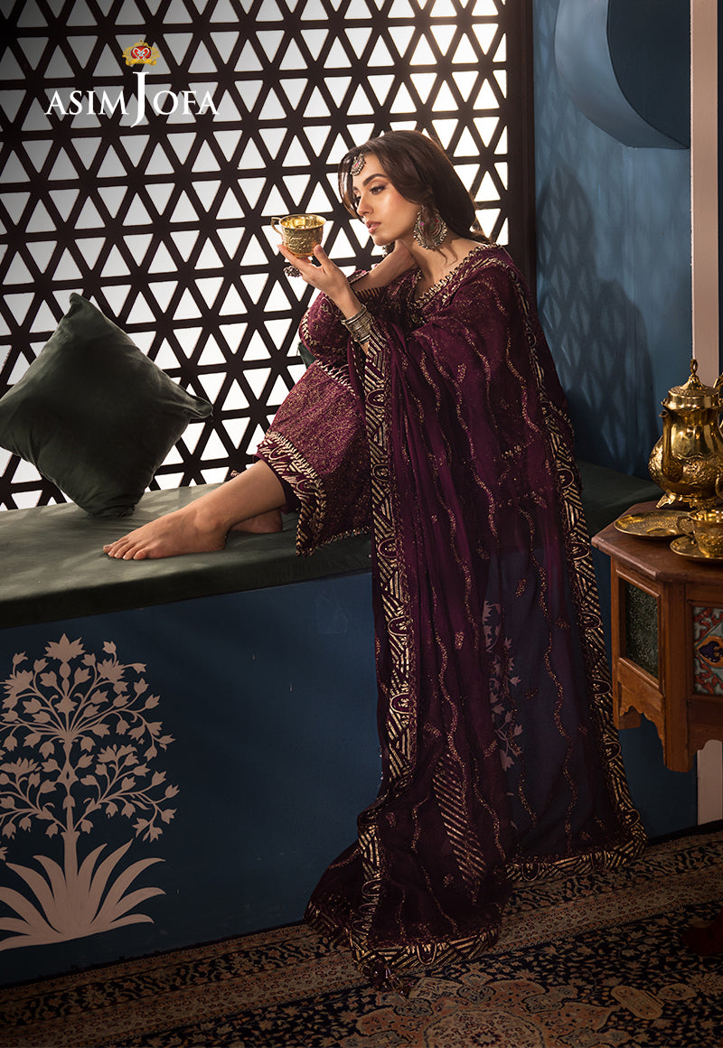 AJFIP-06 EMBROIDERED LAWN STITCHED 3 PCS
