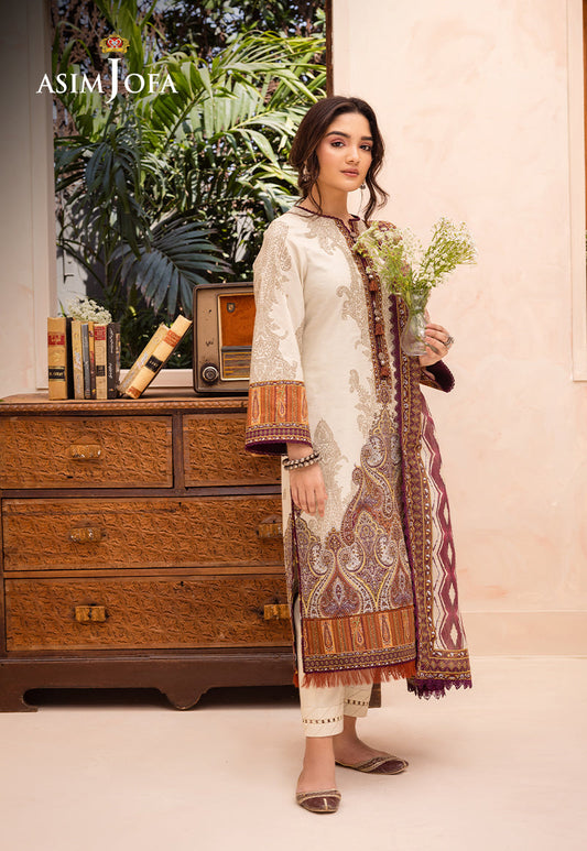 AJUB-11 PRINTED LAWN 3 PCS