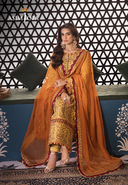 AJFIP-19 EMBROIDERED LAWN STITCHED 3 PCS
