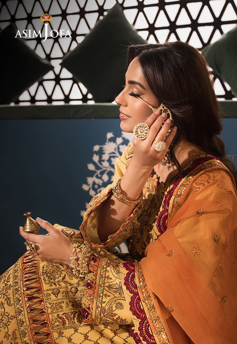 AJFIP-19 EMBROIDERED LAWN STITCHED 3 PCS
