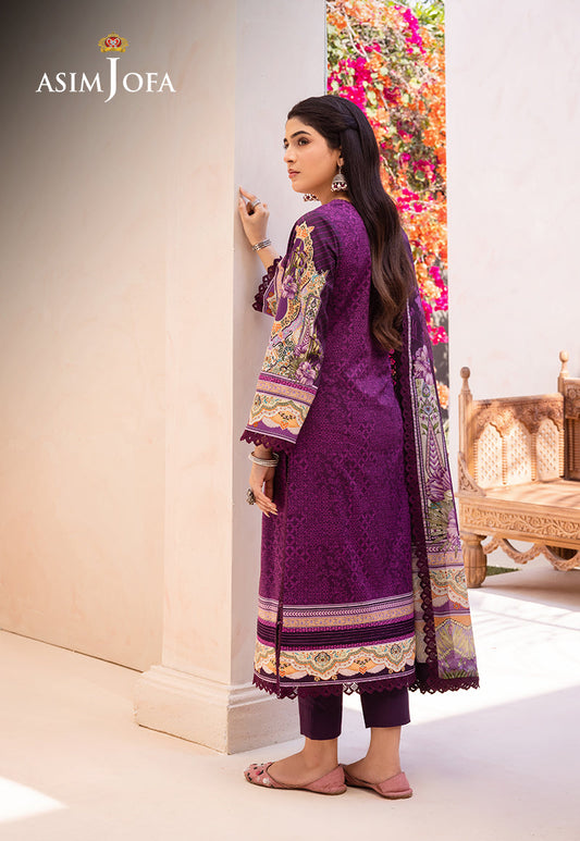 AJUB-10 PRINTED LAWN 3 PCS