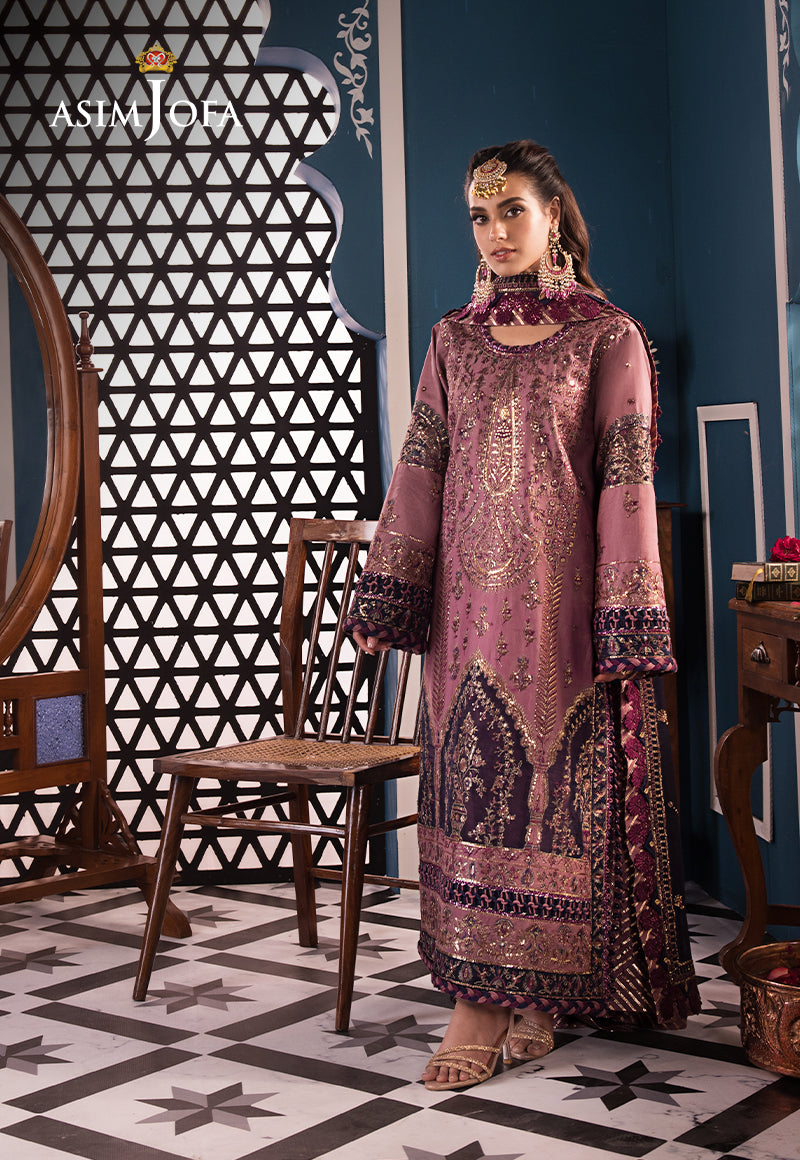 AJFIP-22 EMBROIDERED LAWN STITCHED 3 PCS