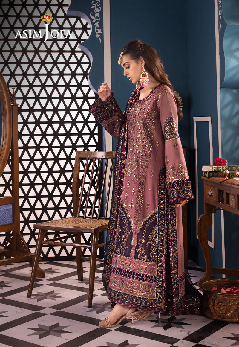 AJFIP-22 EMBROIDERED LAWN STITCHED 3 PCS