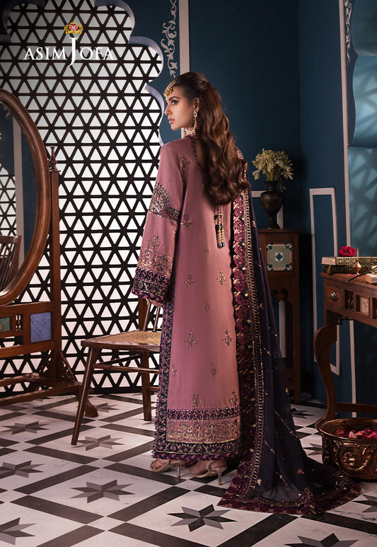 AJFIP-22 EMBROIDERED LAWN STITCHED 3 PCS