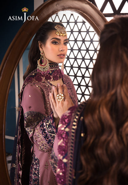AJFIP-22 EMBROIDERED LAWN STITCHED 3 PCS