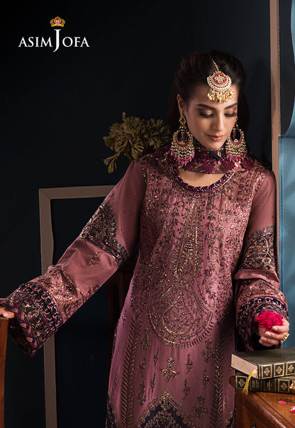 AJFIP-22 EMBROIDERED LAWN STITCHED 3 PCS