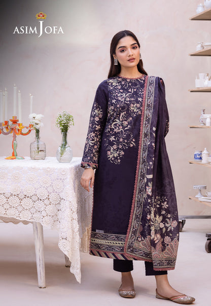 AJUB-08 PRINTED LAWN 3 PCS