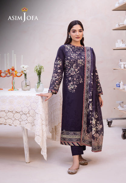 AJUB-08 PRINTED LAWN 3 PCS