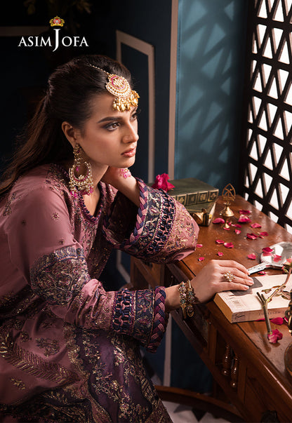 AJFIP-22 EMBROIDERED LAWN STITCHED 3 PCS