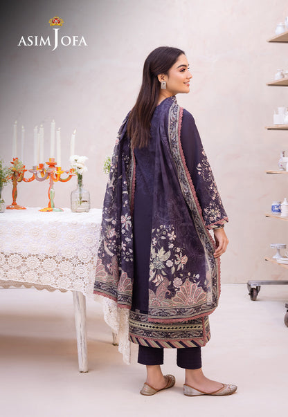 AJUB-08 PRINTED LAWN 3 PCS