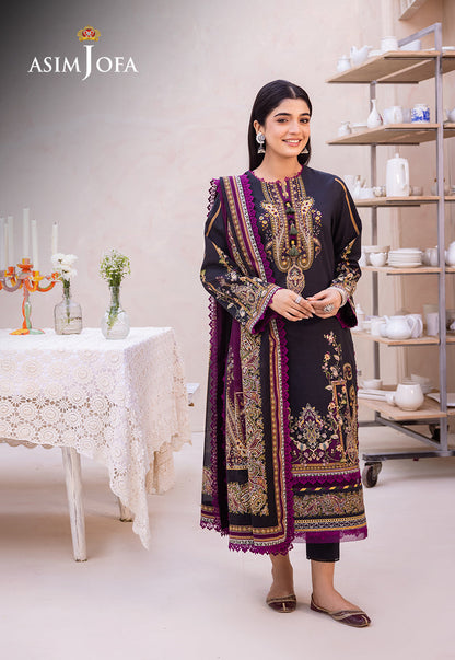 AJUB-17 PRINTED LAWN 3 PCS