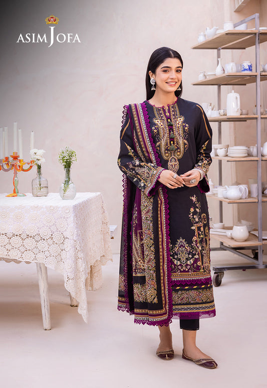 AJUB-17 PRINTED LAWN 3 PCS