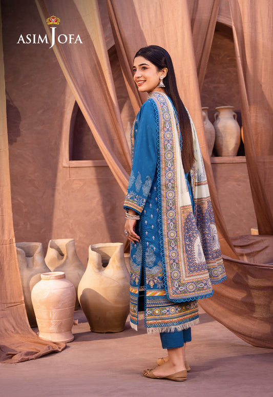 AJUB-16 PRINTED LAWN 3 PCS