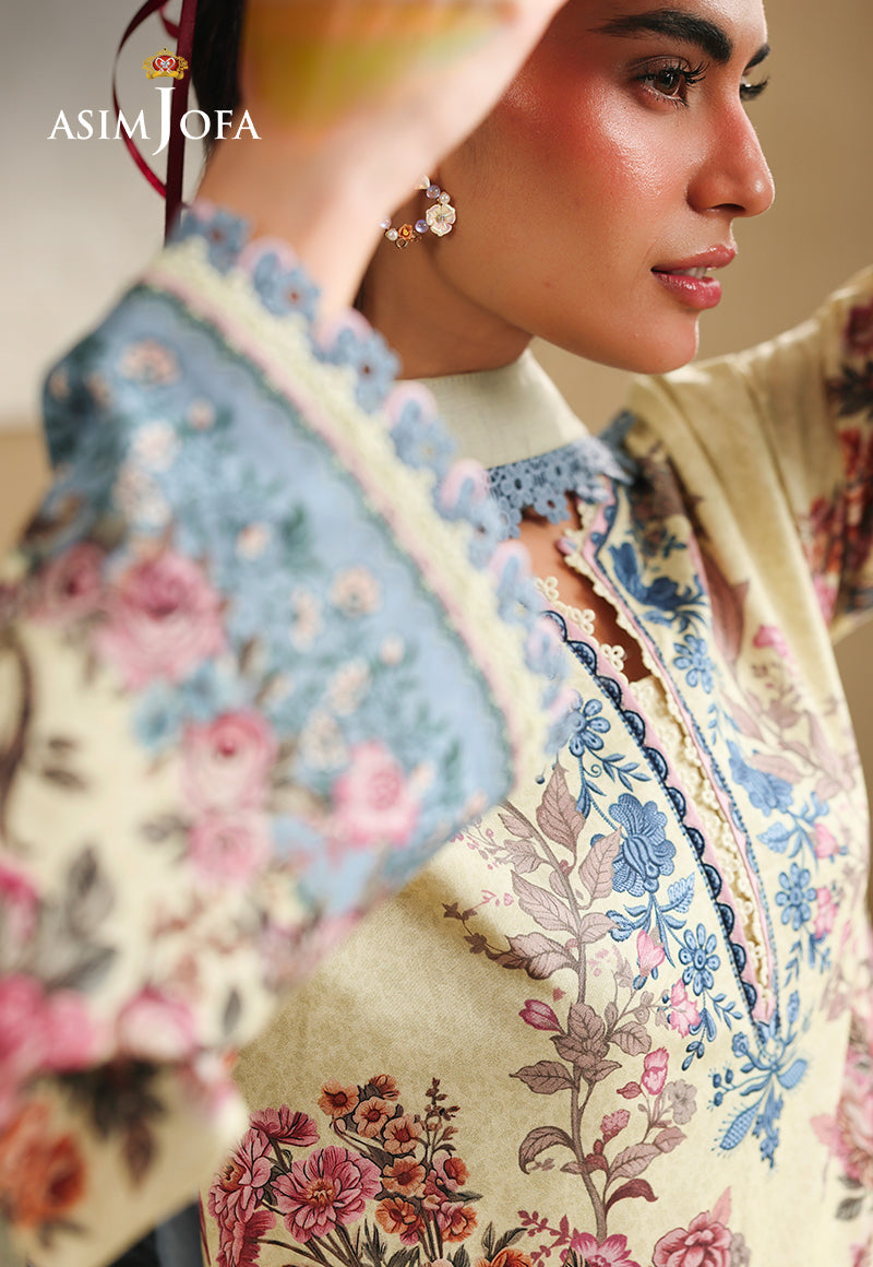 AJUBC-07 Printed Lawn Unstitched 3 Pcs