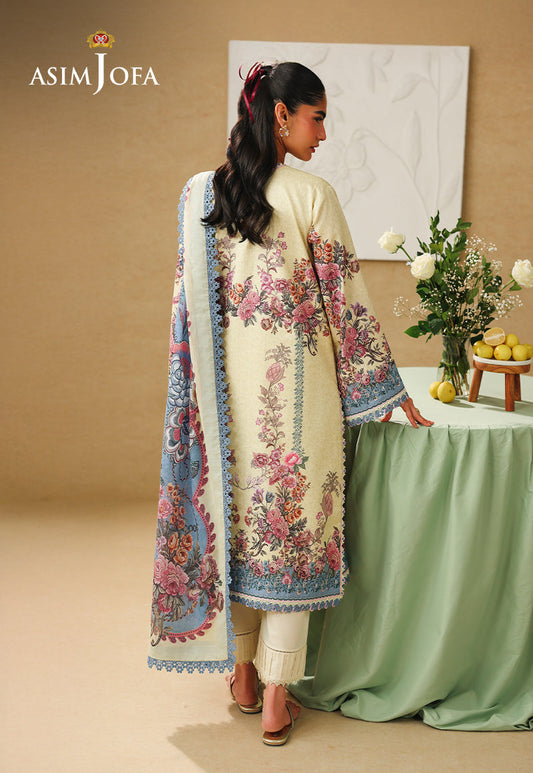 AJUBC-07 Printed Lawn Unstitched 3 Pcs