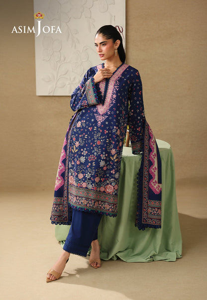 AJUBC-03 Printed Lawn Unstitched 3 Pcs