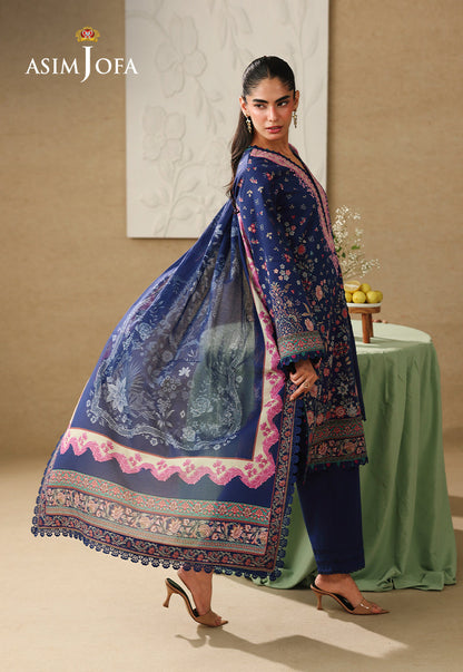 AJUBC-03 Printed Lawn Unstitched 3 Pcs