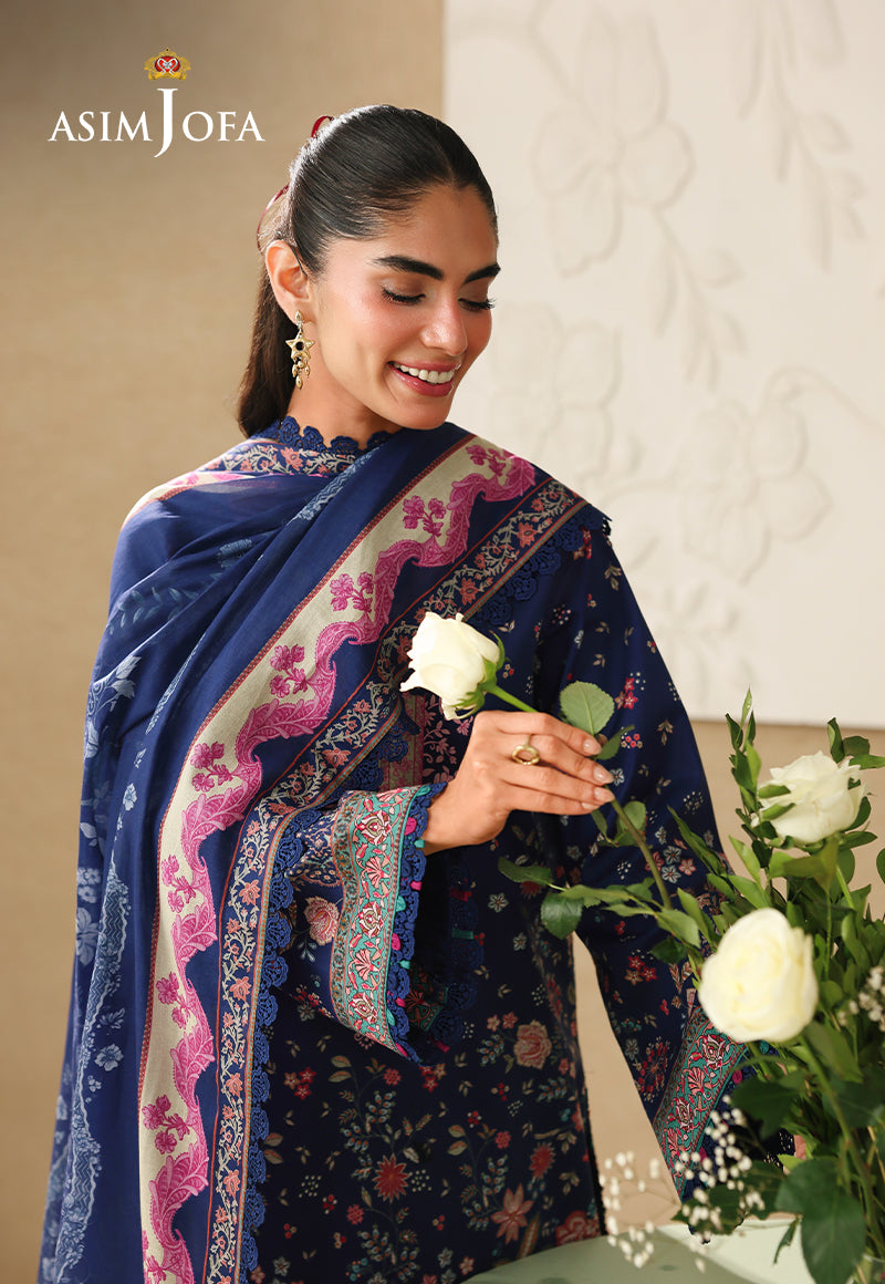 AJUBC-03 Printed Lawn Unstitched 3 Pcs