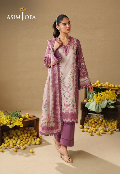 AJUBC-04 Printed Lawn Unstitched 3 Pcs