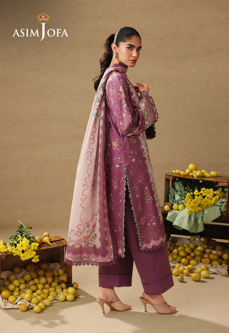 AJUBC-04 Printed Lawn Unstitched 3 Pcs