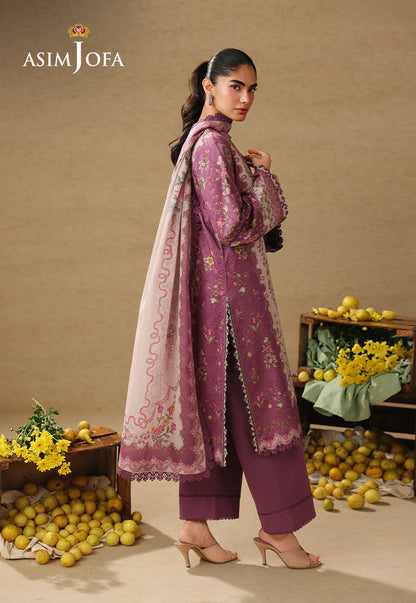 AJUBC-04 Printed Lawn Unstitched 3 Pcs