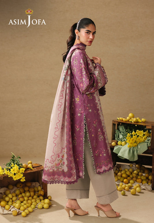 AJUBC-04 Printed Lawn Unstitched 3 Pcs