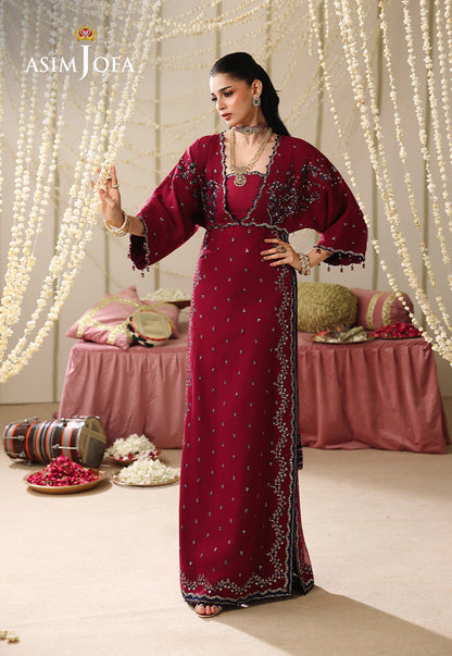 AJUFC-07 Embroidered Chiffon Unstitched 2 Pcs