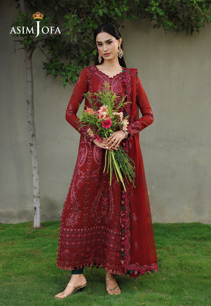AJULC-05 Embroidered Chikankari Unstitched 3 Pcs