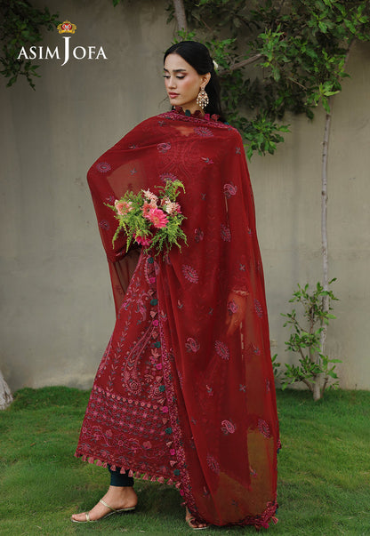 AJULC-05 Embroidered Chikankari Unstitched 3 Pcs