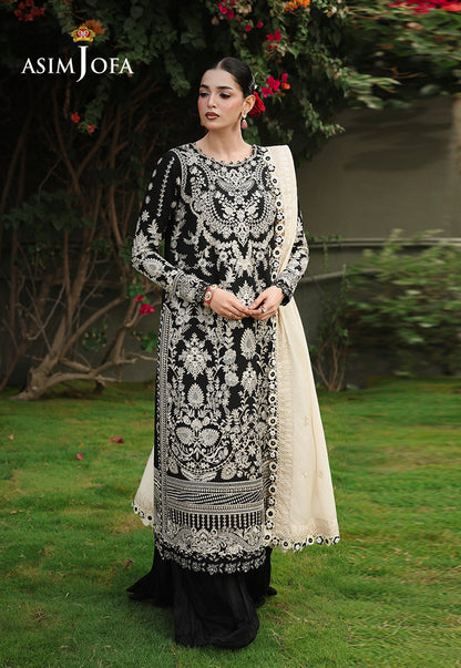 AJULC-01 Embroidered Chikankari Unstitched 3 Pcs