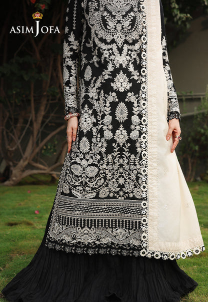 AJULC-01 Embroidered Chikankari Unstitched 3 Pcs