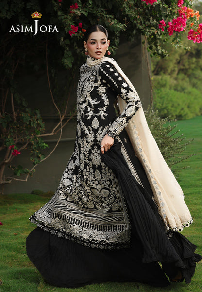 AJULC-01 Embroidered Chikankari Unstitched 3 Pcs