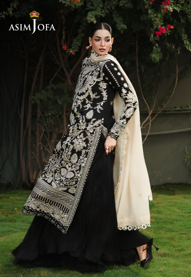 AJULC-01 Embroidered Chikankari Unstitched 3 Pcs