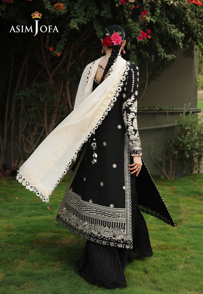 AJULC-01 Embroidered Chikankari Unstitched 3 Pcs