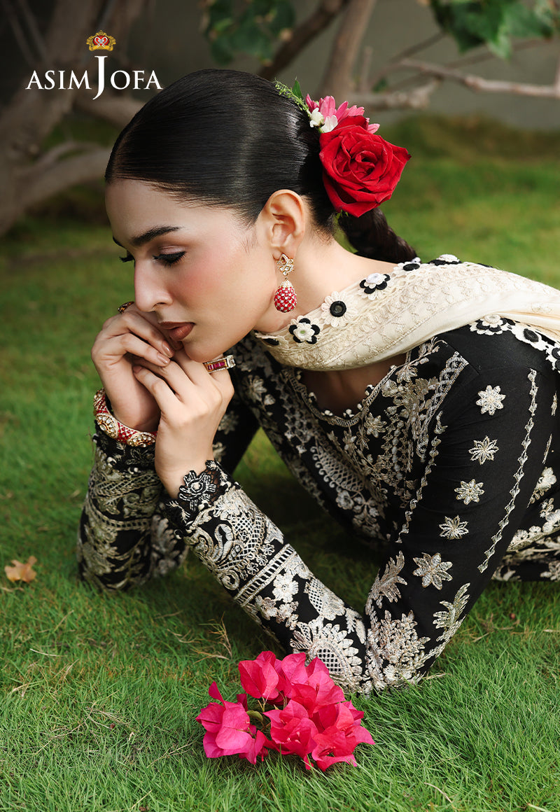 AJULC-01 Embroidered Chikankari Unstitched 3 Pcs