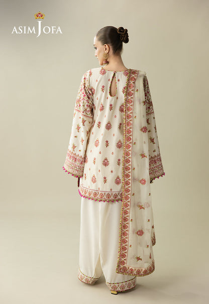 AJULM-06 Embroidered Velvet Unstitched 3 Pcs