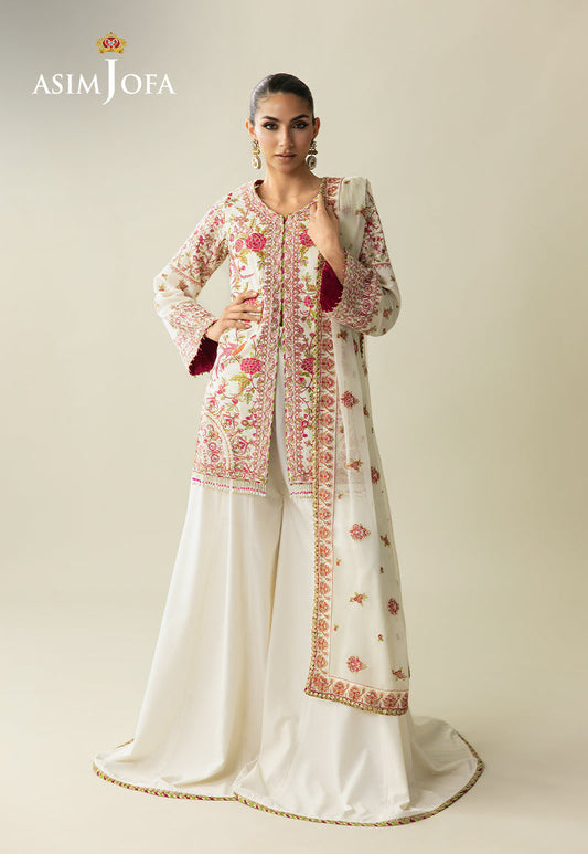 AJULM-06 Embroidered Velvet Unstitched 3 Pcs