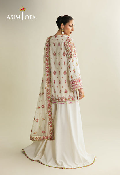 AJULM-06 Embroidered Velvet Unstitched 3 Pcs
