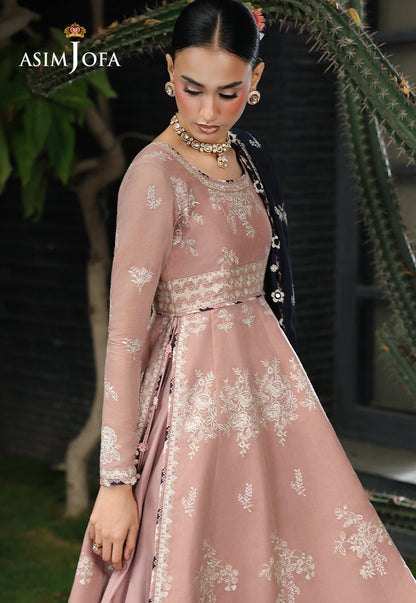 AJULC-02 Embroidered Chikankari Unstitched 3 Pcs