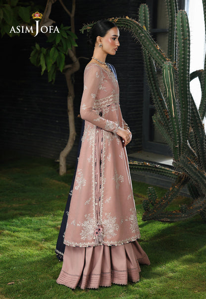 AJULC-02 Embroidered Chikankari Unstitched 3 Pcs
