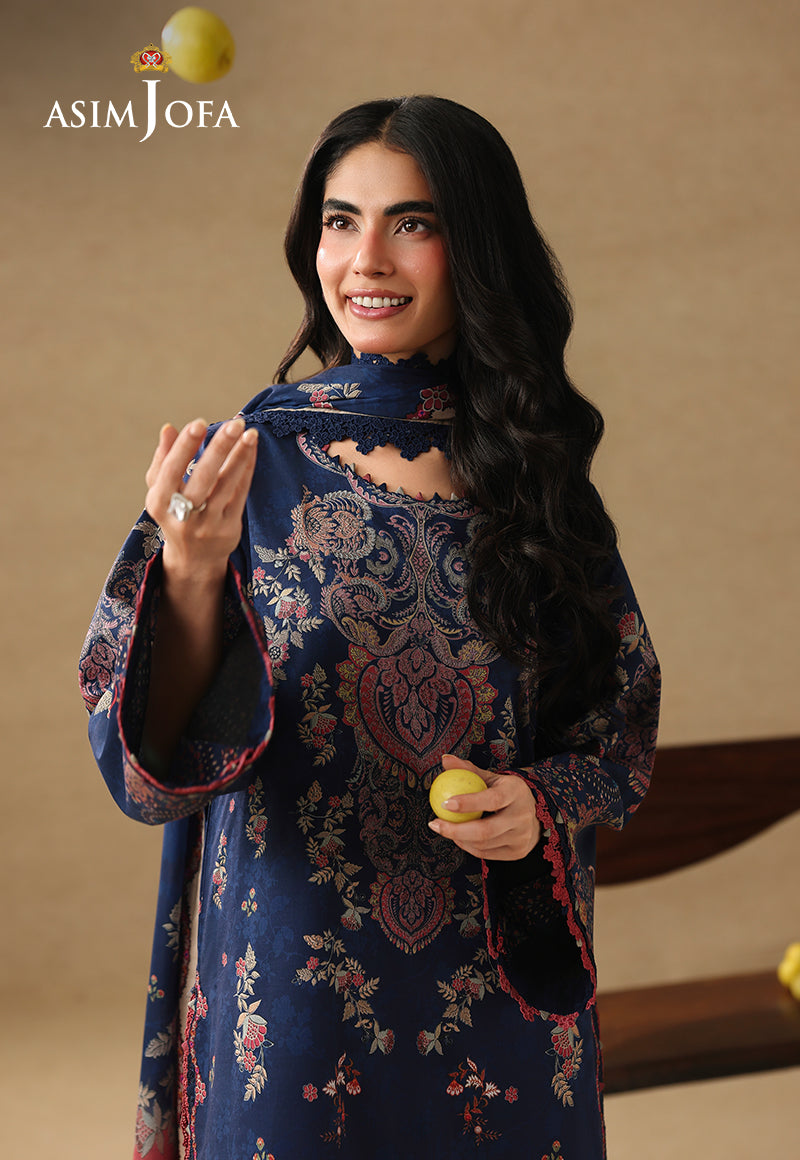 AJUBC-10 Printed Lawn Unstitched 3 Pcs