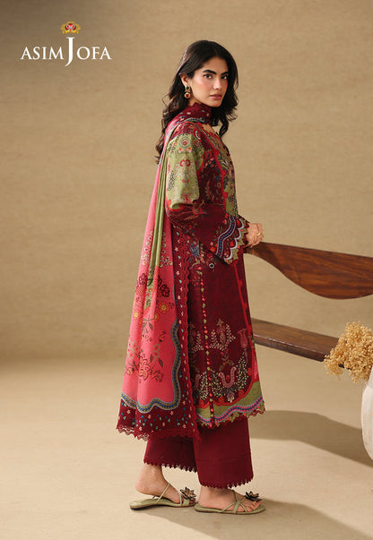 AJUBC-09 Printed Lawn Unstitched 3 Pcs