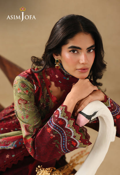 AJUBC-09 Printed Lawn Unstitched 3 Pcs