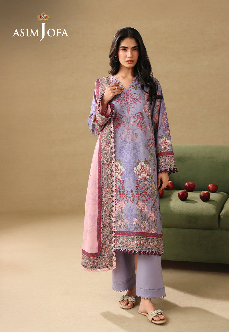 AJUBC-06 Printed Lawn Unstitched 3 Pcs