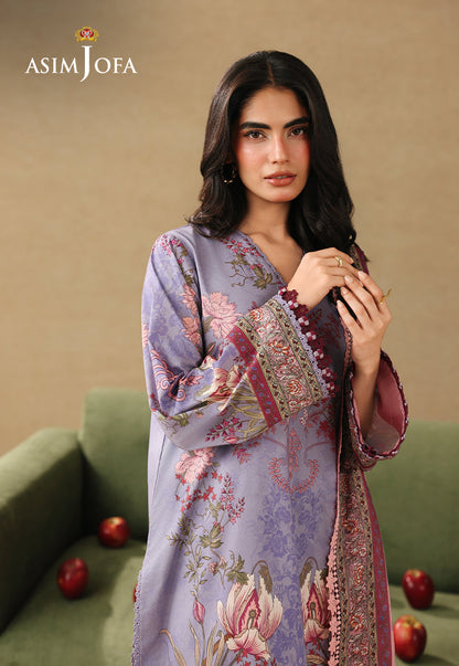 AJUBC-06 Printed Lawn Unstitched 3 Pcs