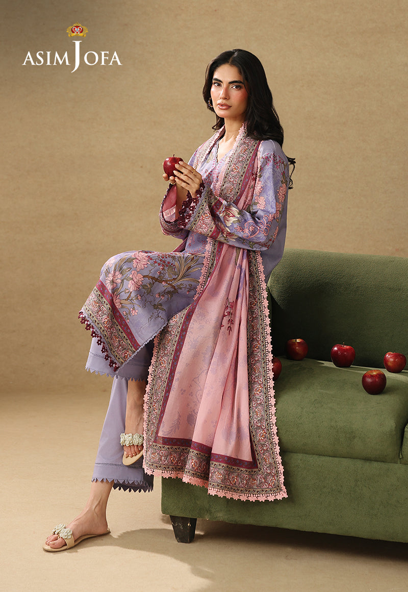AJUBC-06 Printed Lawn Unstitched 3 Pcs