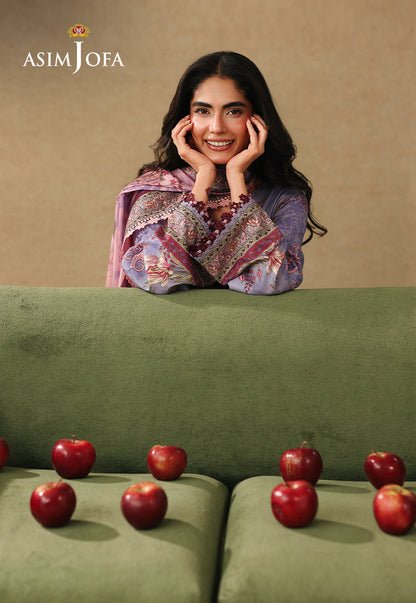 AJUBC-06 Printed Lawn Unstitched 3 Pcs