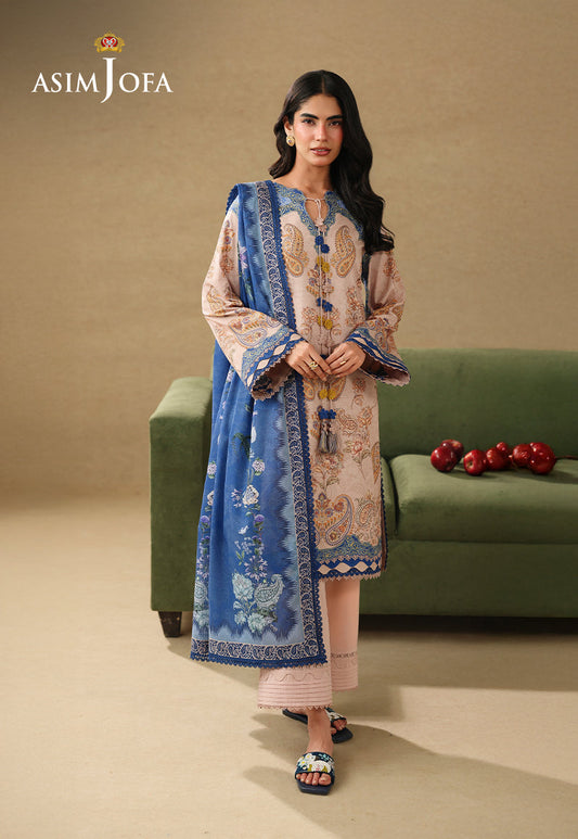 AJUBC-05 Printed Lawn Unstitched 3 Pcs