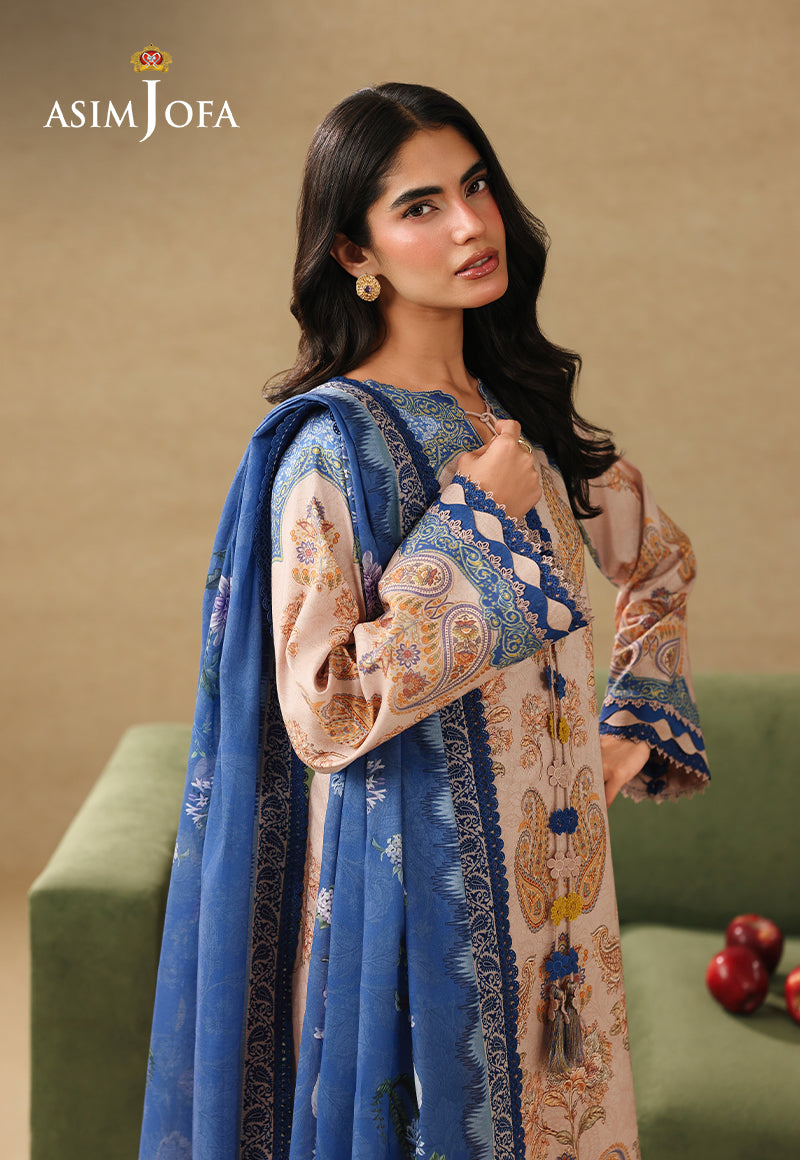 AJUBC-05 Printed Lawn Unstitched 3 Pcs